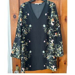 Rachel Roy Black Floral Dress